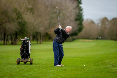 Golf stretches for seniors helped improved one gentleman's golf swing.