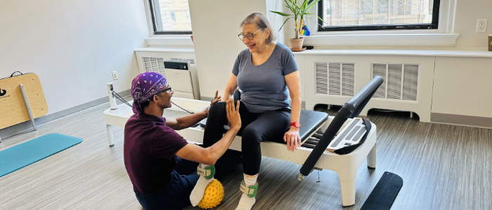Pilates addresses Knee Pain for Barbara at Dynamic Body Pilates