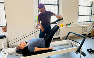Barbara chose private Pilates at Dynamic Body Pilates to increase strength and mobility.